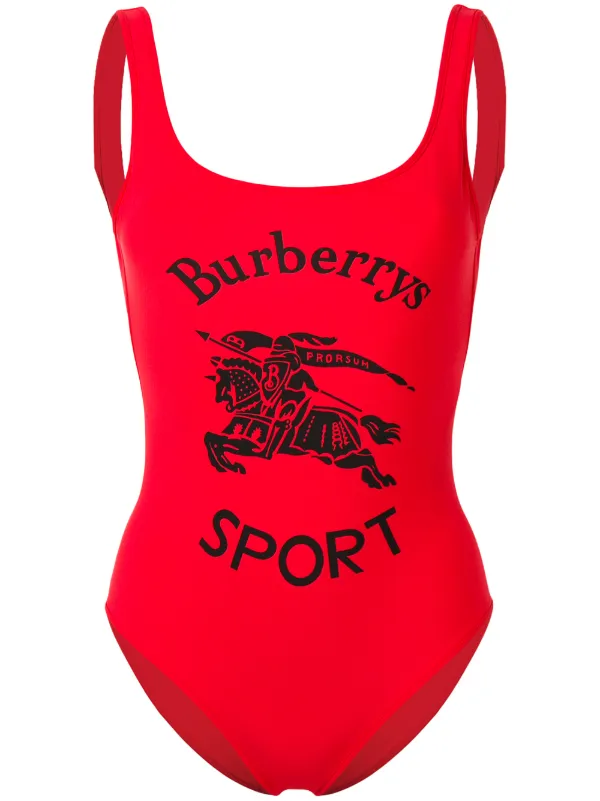 burberry swimsuit red
