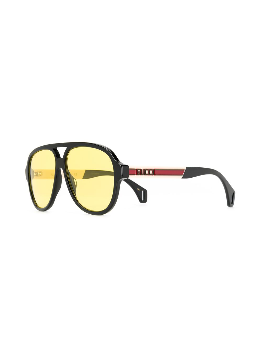 фото Gucci Eyewear солнцезащитные очки-авиаторы с логотипом