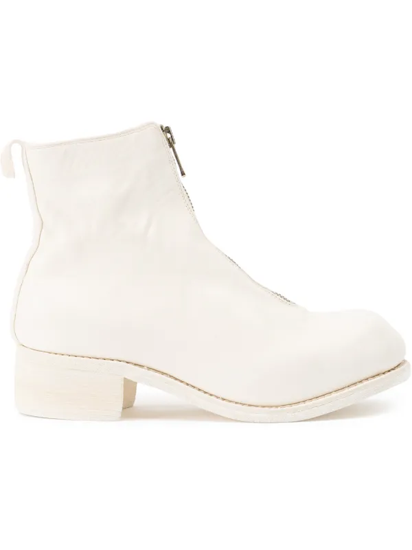 guidi white boots