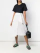 الصورة 2 من Jil Sander Navy تنورة بملمس مميز وثنيات