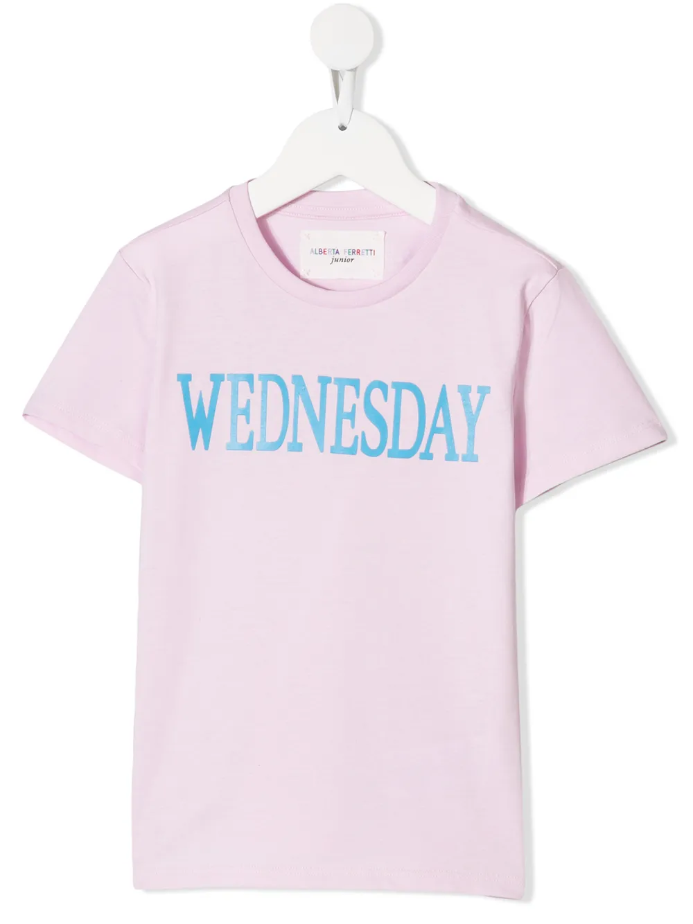 Alberta Ferretti Kids футболка с принтом Wednesday