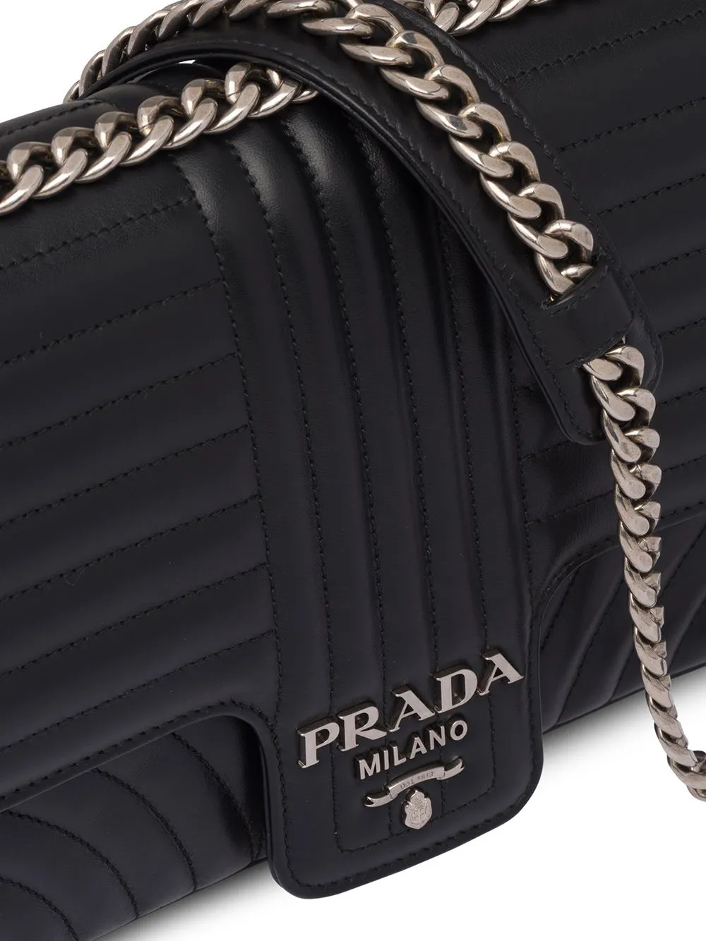 Prada Diagramme Shoulder Bag Farfetch