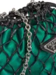 Prada mesh drawstring bag