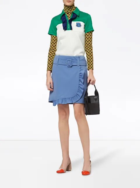 Prada Ouverture Tessuto Bucket Bag - Black