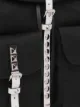 Prada studded nylon backpack