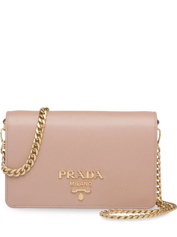 prada rose gold bag