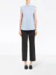 Image 2 of Prada sleeveless striped blouse