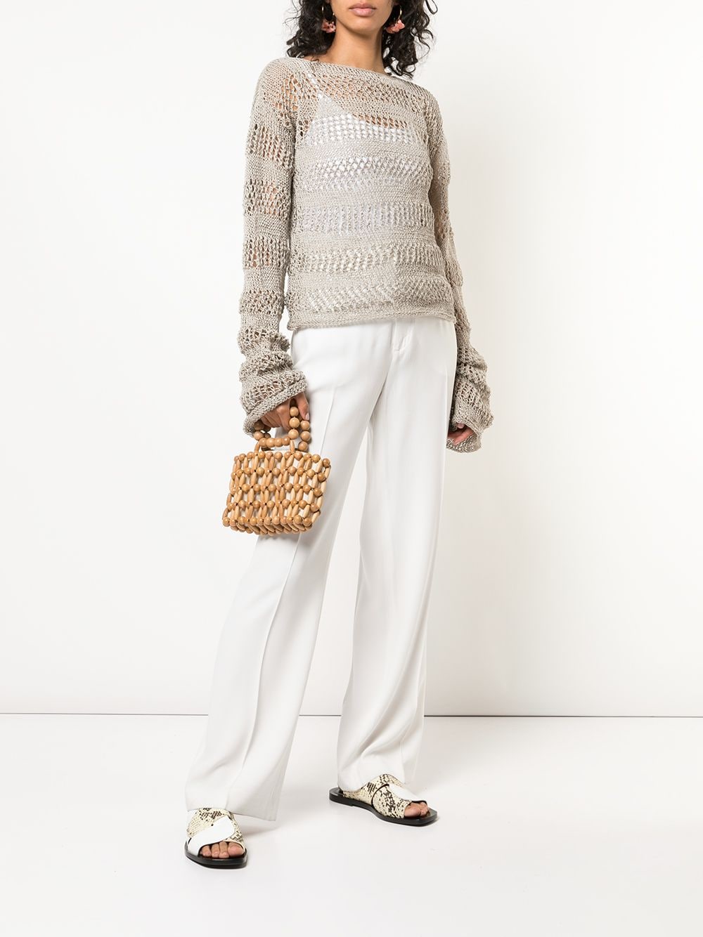 Image 2 of VOZ Loose Knit Sweater