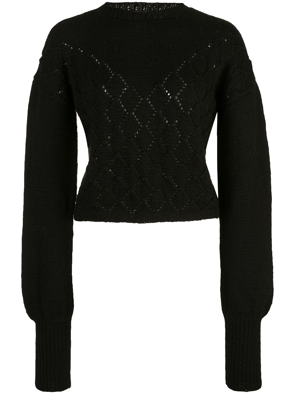 Shop Voz Diamante Sweater In Black