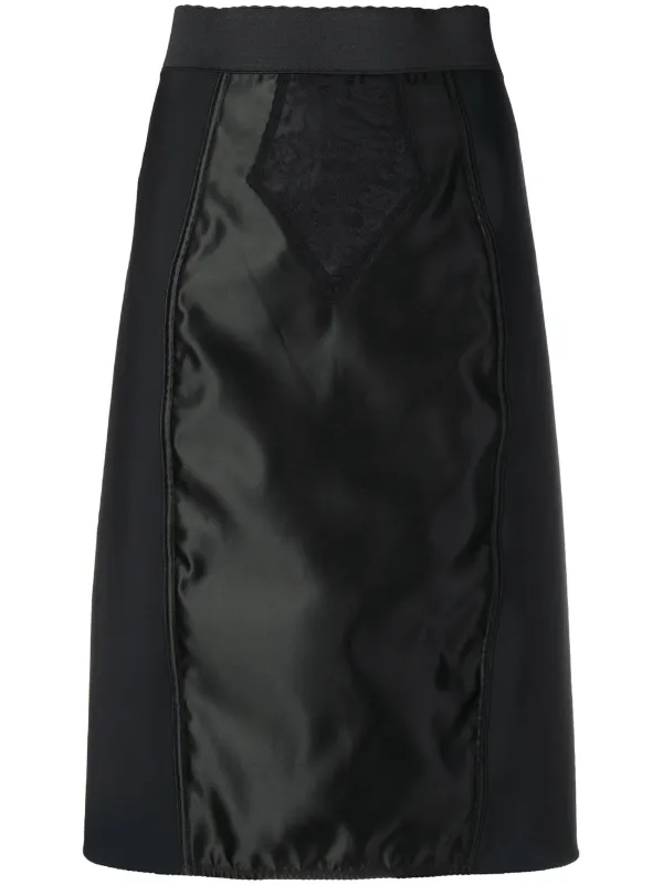 dolce gabbana black skirt