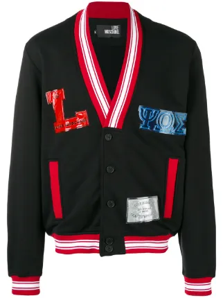moschino varsity jacket