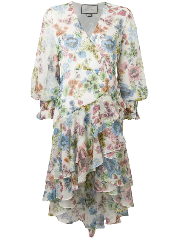 alexis wrap dress