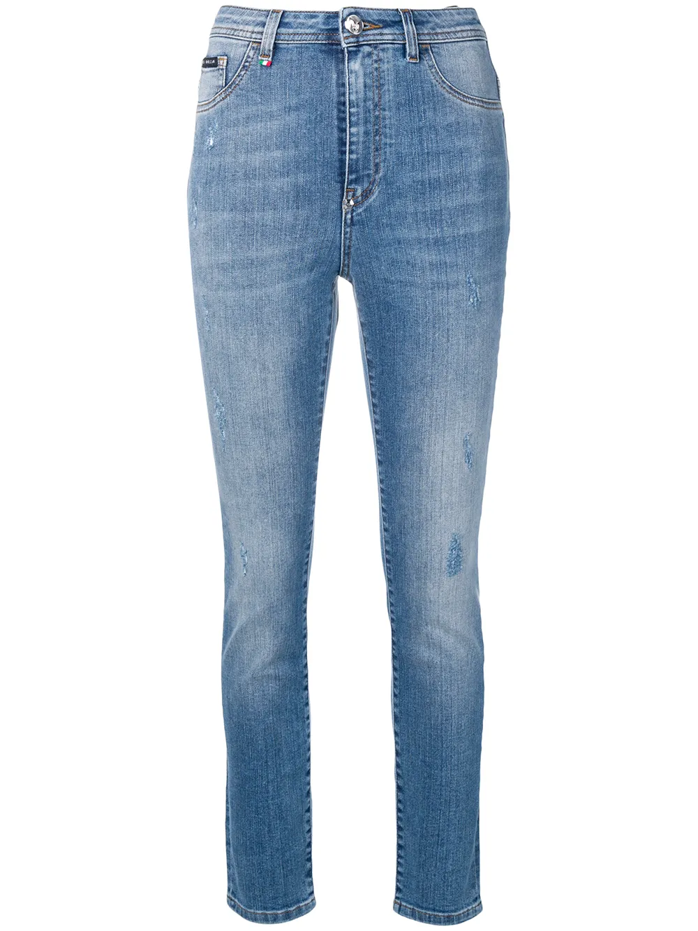 Philipp Plein Jeans skinny a vita alta | blu | Image 1