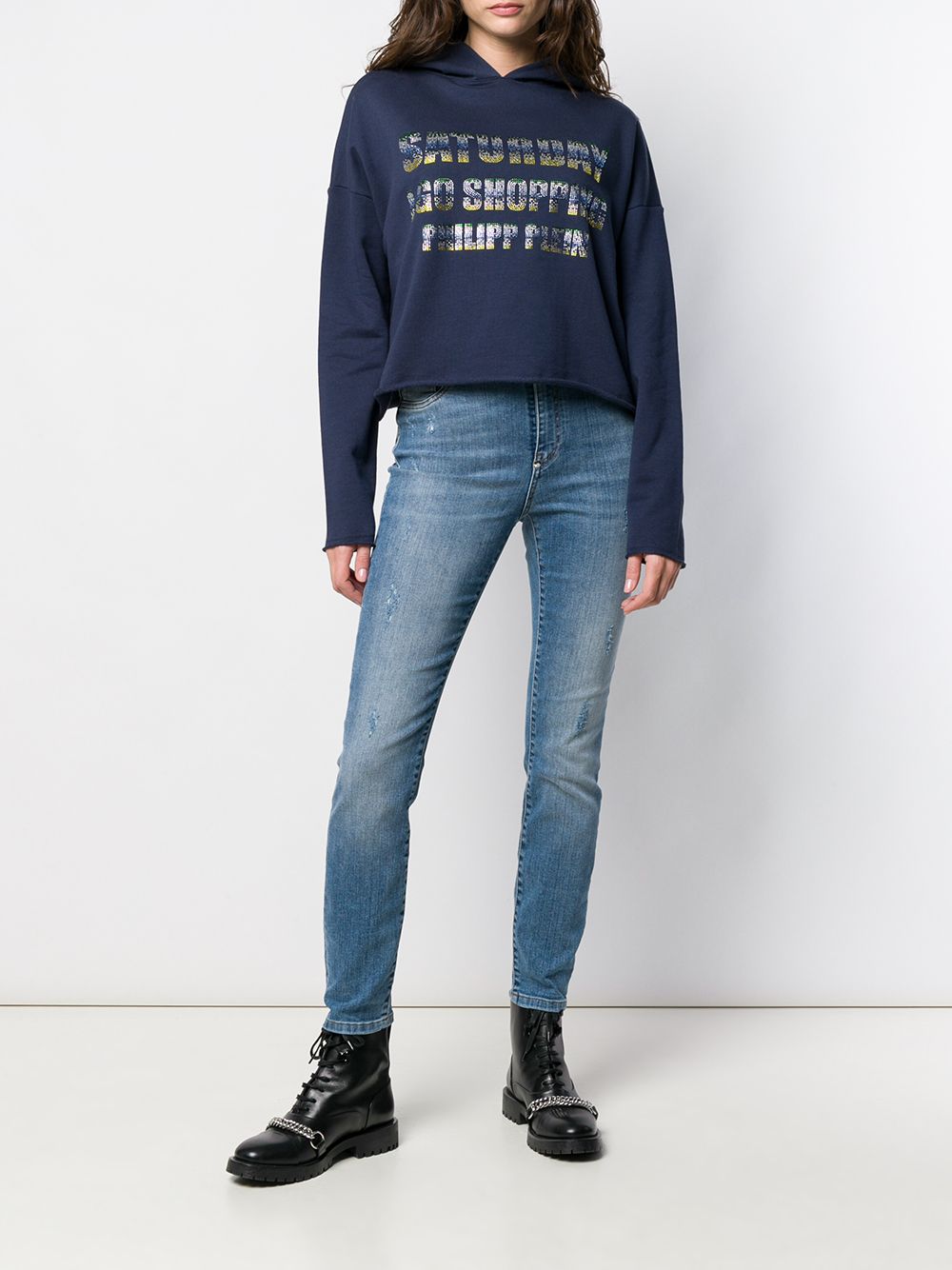 Philipp Plein Skinny jeans - Blauw