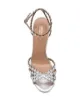 Aquazzura Tequila 105mm crystal embellished sandals