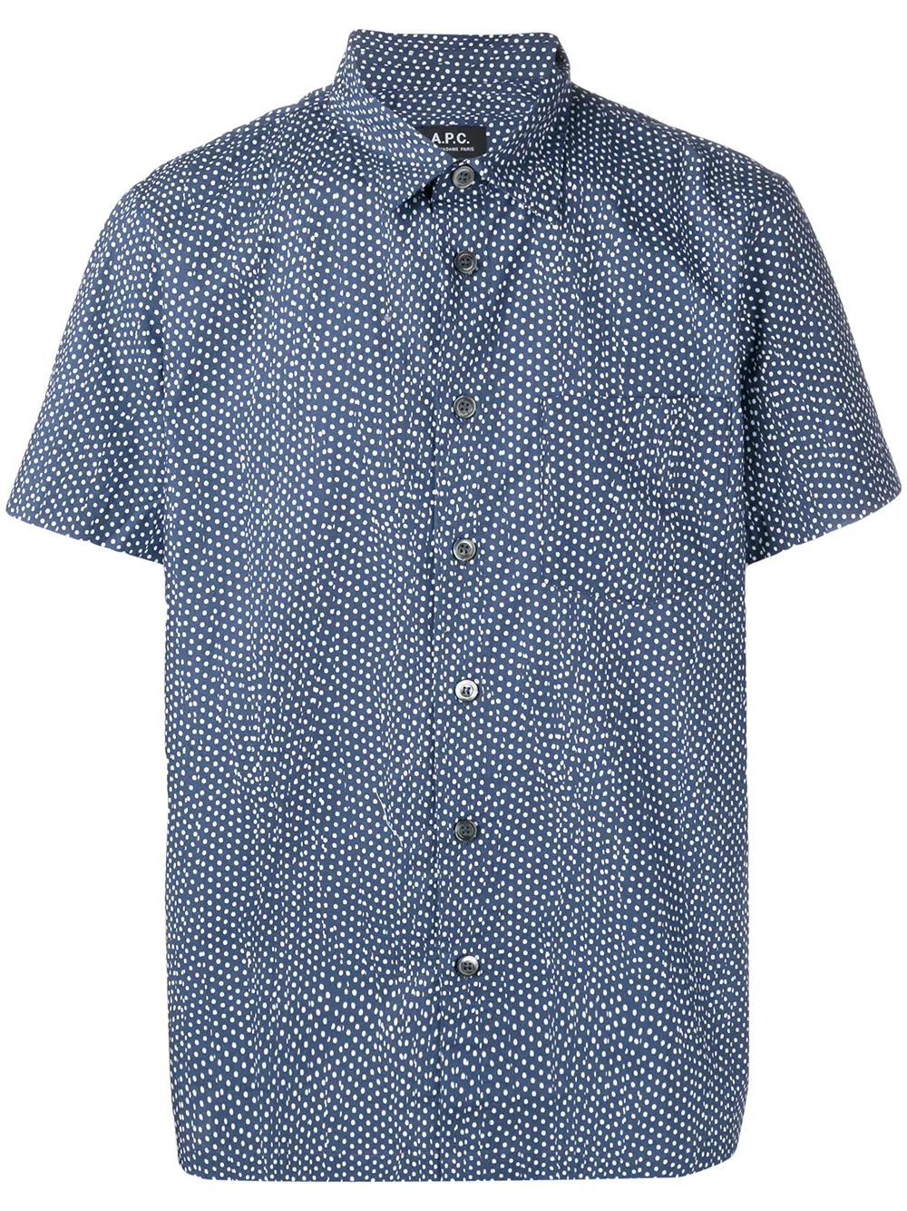 A.P.C. юбка с принтом в горох