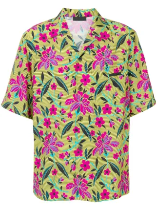 prada camp collar shirt
