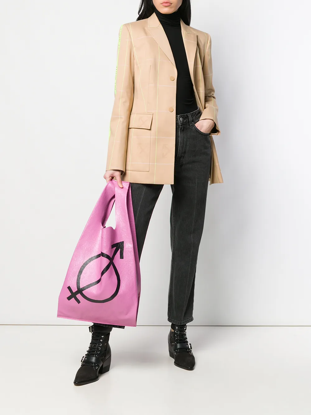  Balenciaga 'arena' Shopper   Rosa 