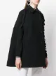 RED Valentino double breasted ruffle cape