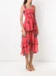 Clube Bossa silk midi Zelza dress