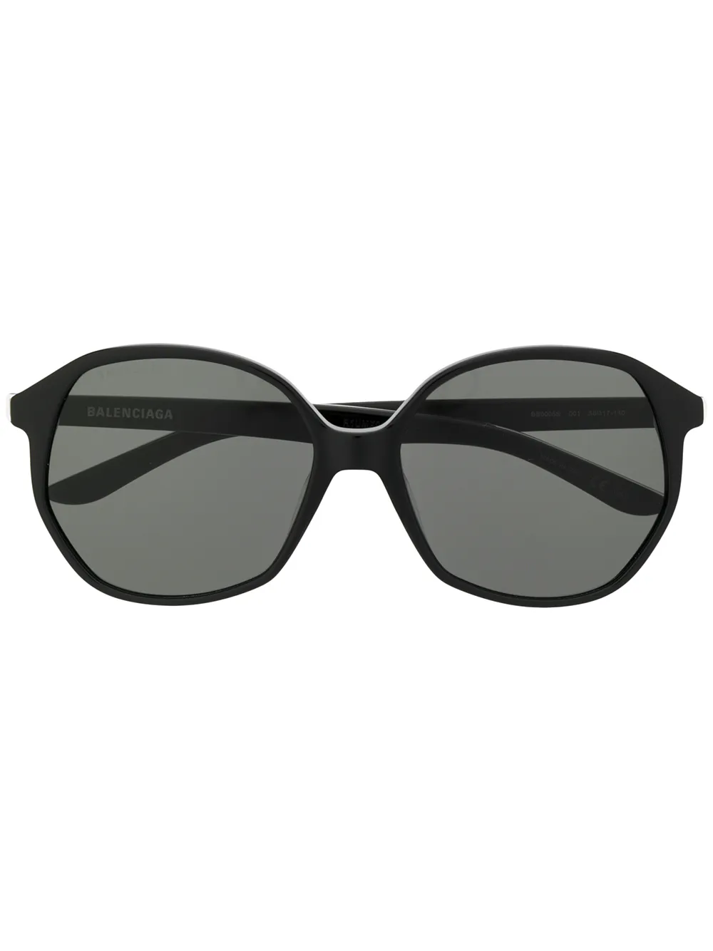 Balenciaga Eyewear Occhiali da sole con logo - Nero
