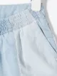 Chloé Kids شورت جينز بحواف منسلة
