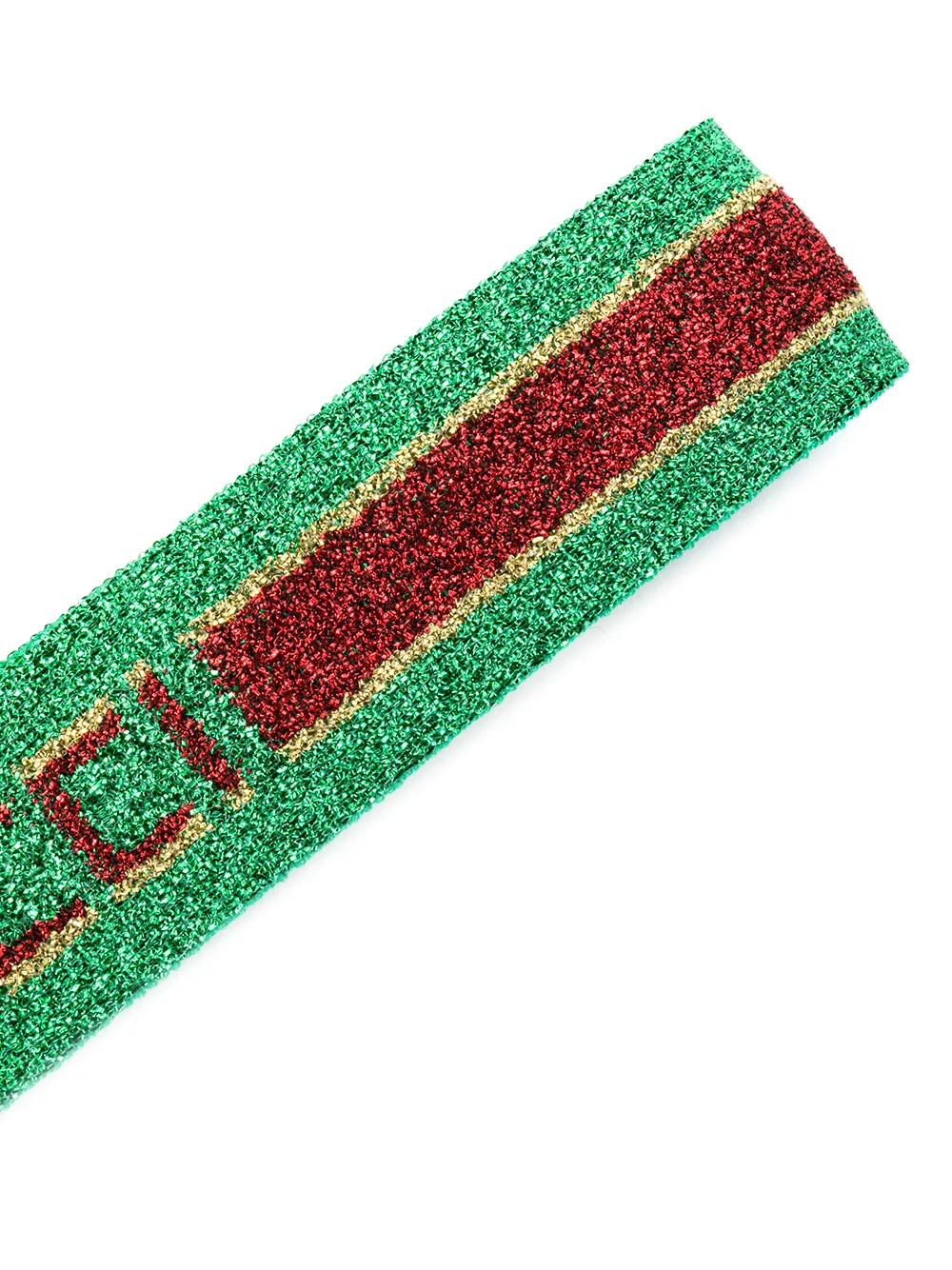 фото Gucci kids повязка на голову в стиле колор-блок с логотипом