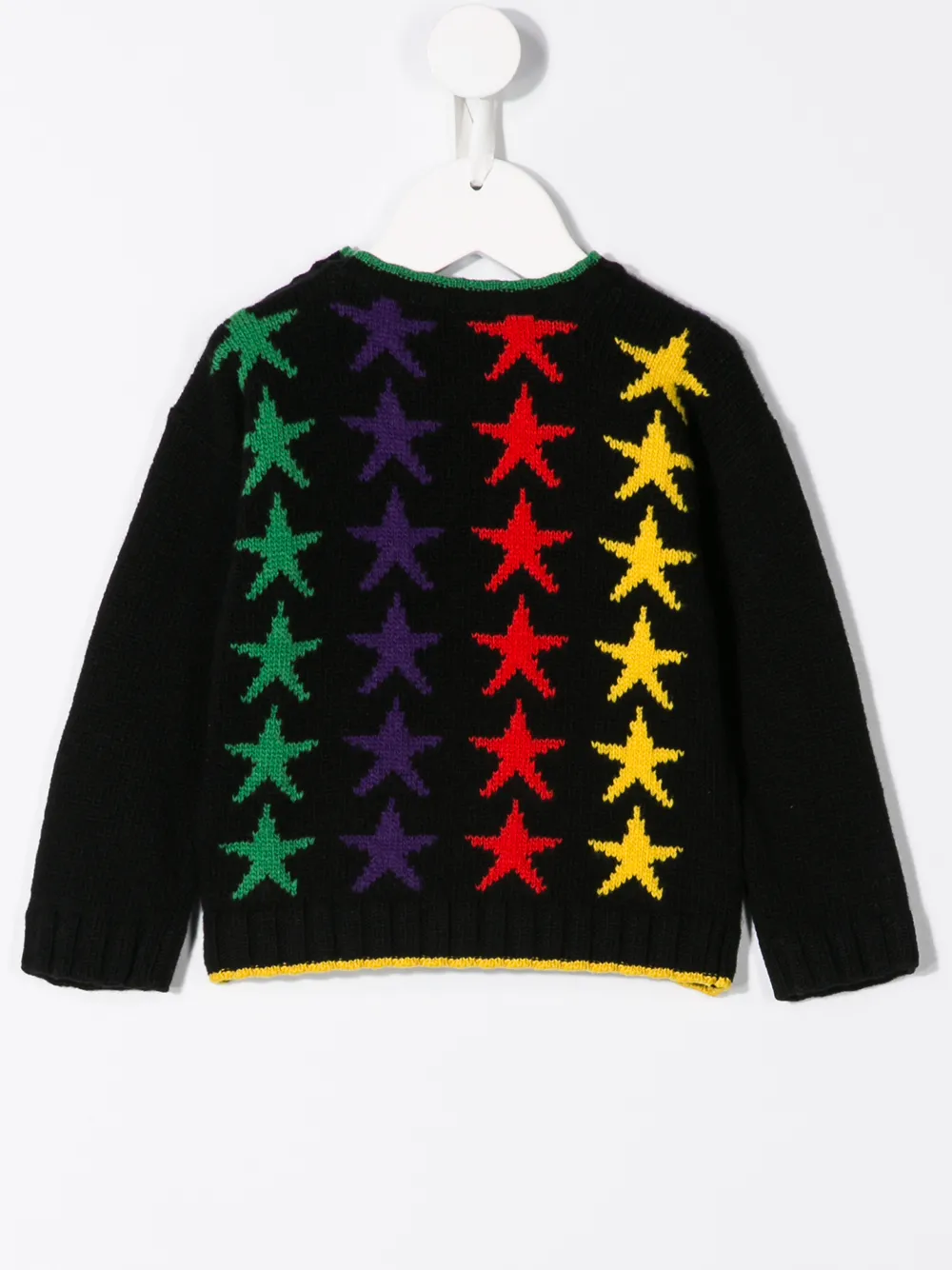 фото Gucci kids свитер с узором в виде звезд