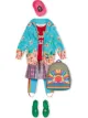 الصورة 2 من Gucci Kids تنورة بلمعان معدني ونقش الشعار