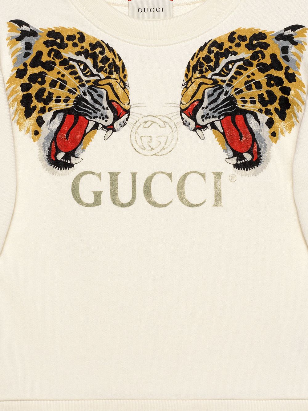 фото Gucci kids толстовка с леопардами