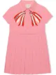 الصورة 1 من Gucci Kids فستان مزين بلمسة بابيون