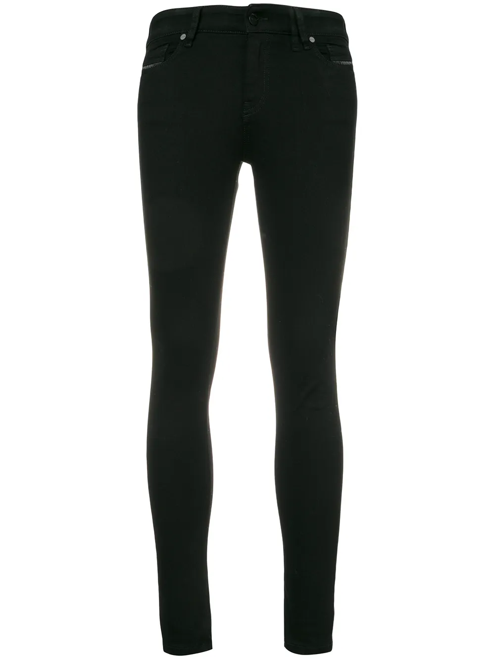 Diesel Jeans skinny a vita bassa - Nero