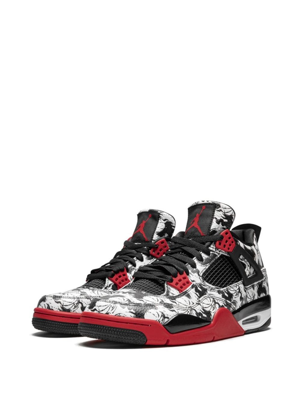 Shop Jordan Air  4 Retro "singles Day/tattoo" Sneakers In Black