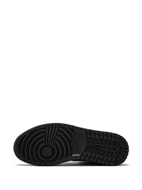 Jordan Air Jordan 1 Mid Black Patent Leather | Black | FARFETCH CA