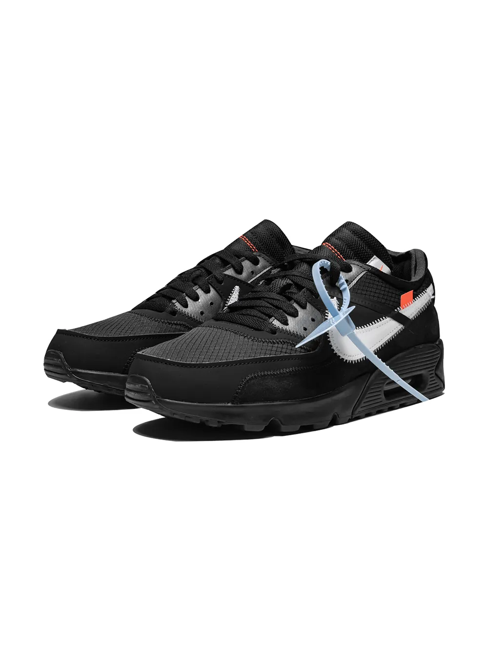 Off-White x Nike Tricolor Leather and Mesh The 10 Air Max 90 Sneakers Size  47.5 Off-White x Nike