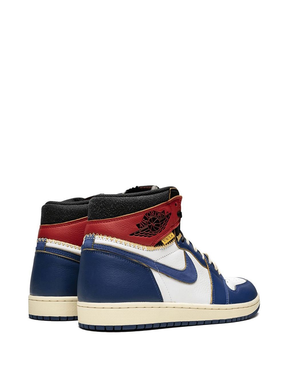 Shop Jordan X Union Air  1 Retro High Og Nrg "storm Blue" Sneakers