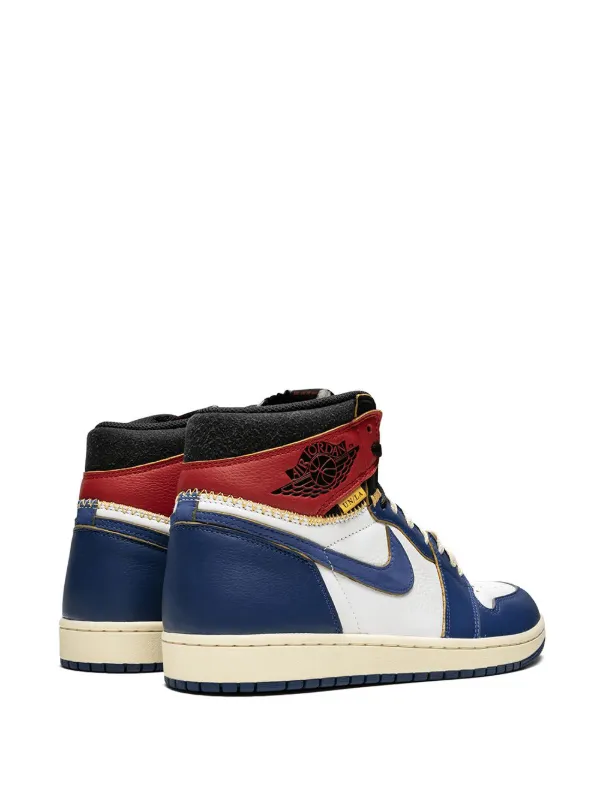 Union x air hot sale jordan 1 storm blue