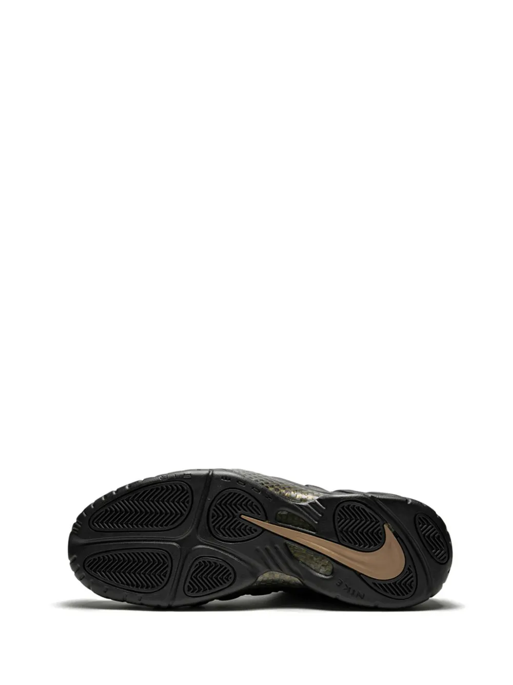 Nike foam black hot sale and gold