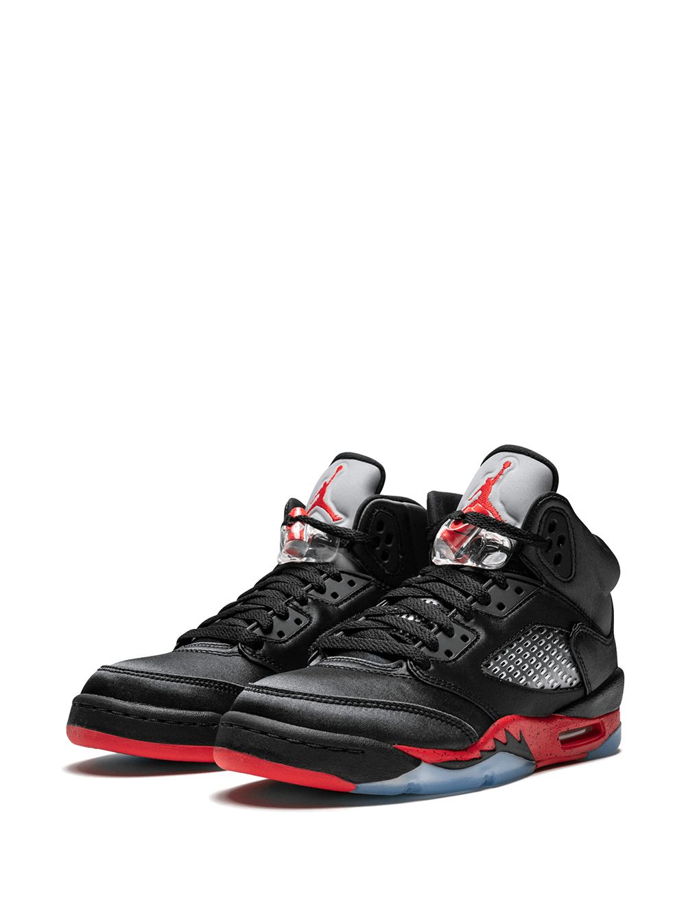 Shop Jordan Air  5 Retro Sneakers In Black