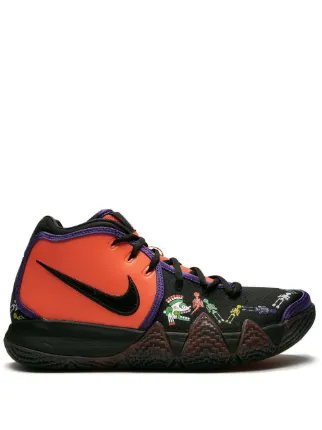 nike orange and black shoes