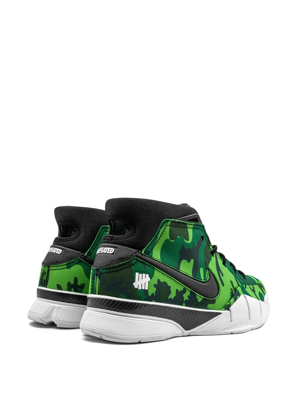 Shop Nike X Undefeated Kobe 1 Protro Pe "green Camo" Sneakers