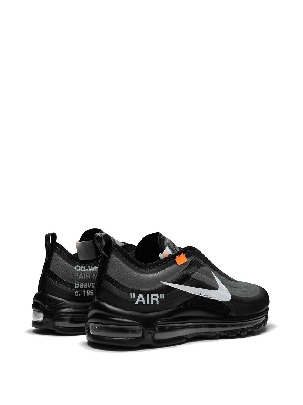 Air max off white best sale 97 black