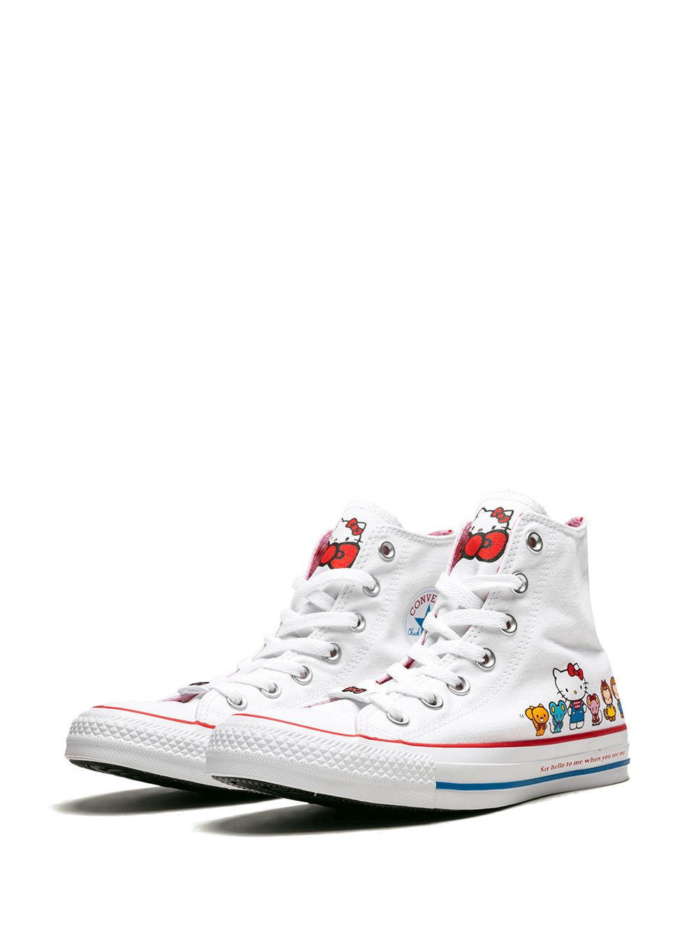 фото Converse кроссовки hello kitty chuck taylor