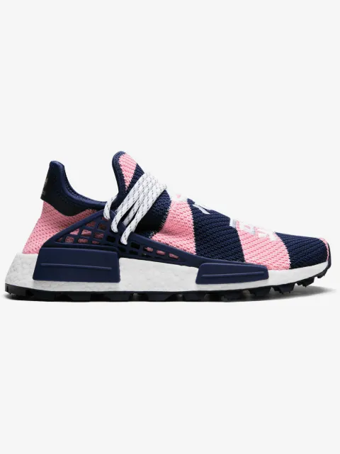 adidas x Pharrell Williams NMD Hu "BBC - Heart And Mind - Pink/Blue" sneakers