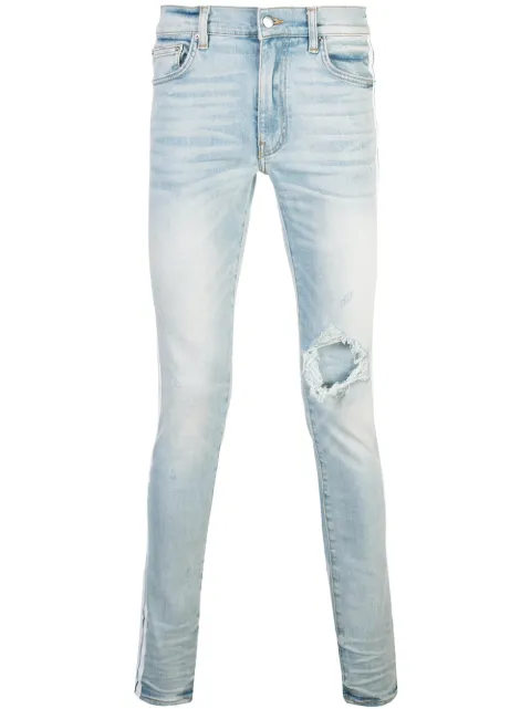 AMIRI Broken Track skinny jeans