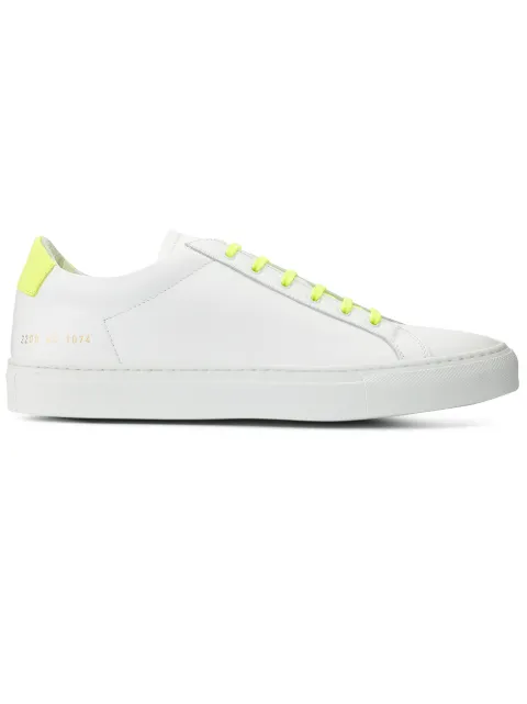Common Projects с неоновой шнуровкой