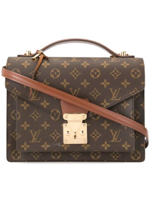 Louis Vuitton Pre-Owned 몽소 28 투웨이 핸드백 | 전 세계 럭셔리 브랜드를 한눈에 볼 수 있는 파페치 한국까지 쉽고 빠른 배송, 간편한 무료 반품