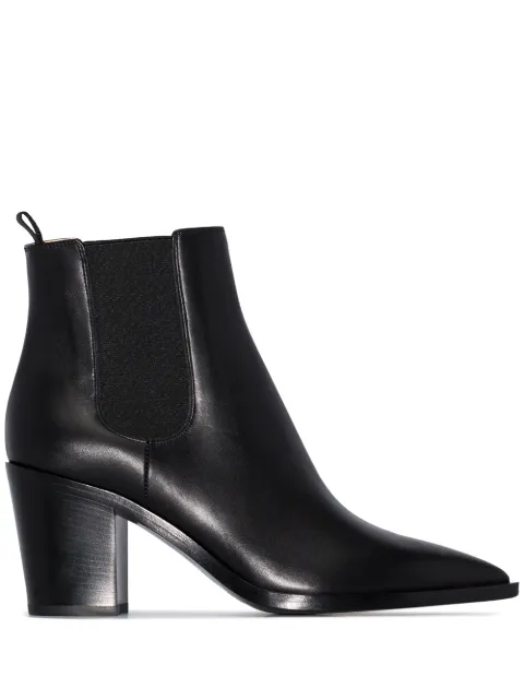 gianvito rossi pointed toe bootie