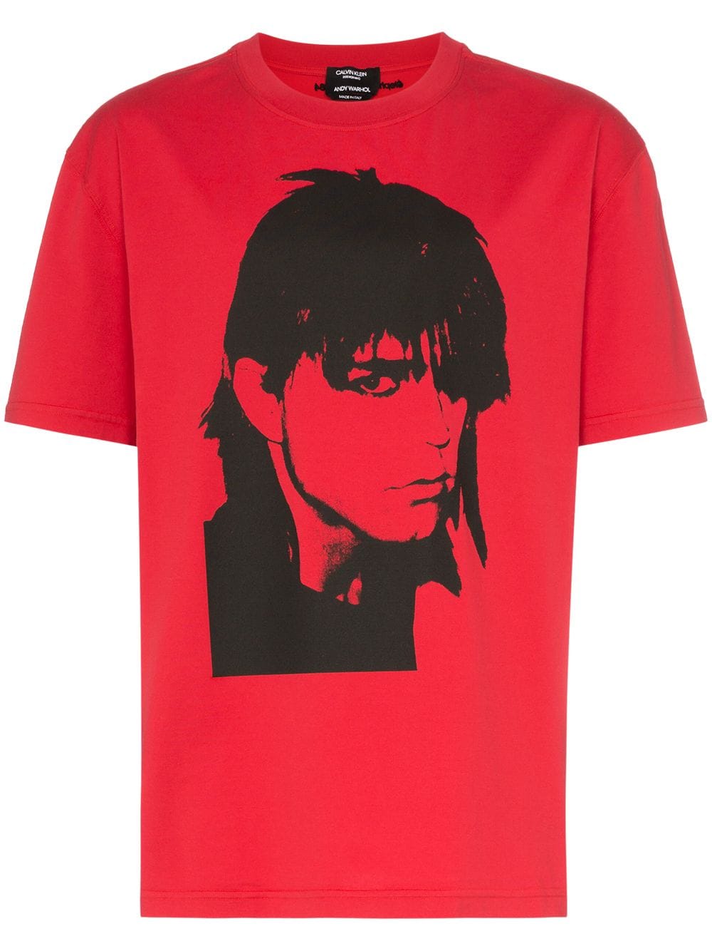 ＜Farfetch＞ ★39%OFF！Calvin Klein 205W39nyc プリント Tシャツ - レッド