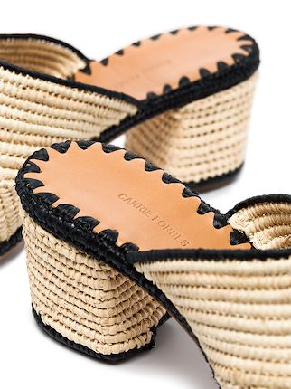 Rama raffia mule sandals展示图